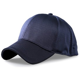 Spargel Large Size, Breathable, Simple, Cap, Head Circumference, Up to 25.6 inches (65 cm), Mesh Cap, Men's, Women's,, navy