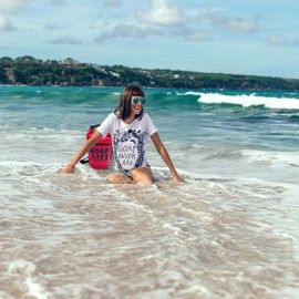 GOAP Dry Bag Waterproof 10L Beach, Fishing, Camping, Hiking, Rolltop, Crossbody Strap, Water Bottle Pocket, Zipper Pocket (Blue)