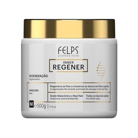 Felps Professional Inner Regener Hair Mask with Hyaluronic Acid, 17.6 oz, Regenerative Treatment for All Hair Types
