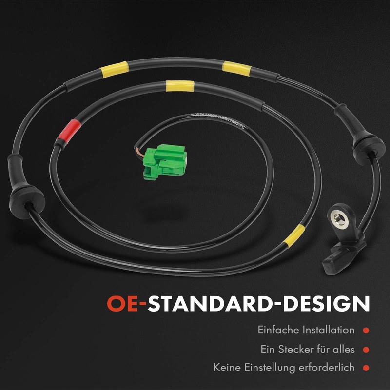 Frankberg 1x ABS Sensor 2-polig Hinten Links oder Rechts Kompatibel