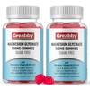 Greabby Magnesium Glycinate Gummies 500mg for Adults Sleep Support, Chewable