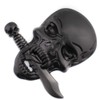 Pack of 2 Skull Emblem Logo Stickers for All Vehicles