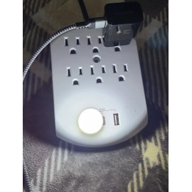 Unbranded 5  USB Plug Night Light Lamp Mobile Book Lamps LED Light Warm White