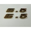 GOLD 6.5 ENGINE ID EMBLEMS - (PAIR)