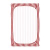 Jihqo Red White Stripes Crib Sheets for Boys Girls Soft