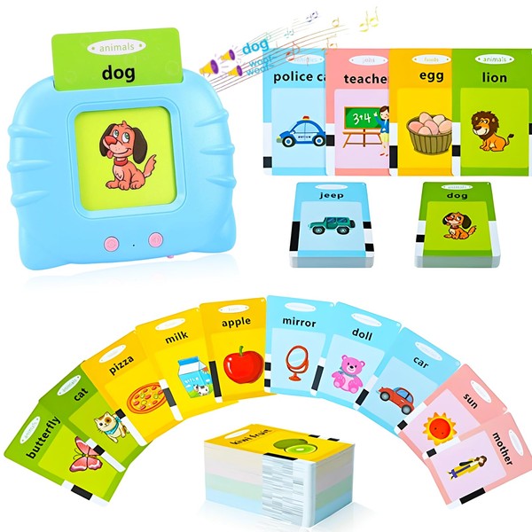 Talking Flash Cards, Learning Toys for Toddlers 1-6 Year Old,