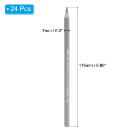 PATIKIL Watercolor Pencil, 24Pcs Water Soluble Pencils for Blending, Coloring, Sketch Drawing, Painting, Silver