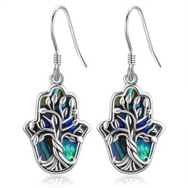 Drop Earrings 925 Sterling Silver Drop Dangle Jewellery Gifts for Women Girls, Sterling Silver