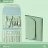 Nail care 16-piece set Nail clippers Toenail clippers Cuticle nippers Face care all-in-one pouch set, 1 set, Apple green / 네일 케어 16종 세트 손톱깎이 발톱깎이 큐티클 니퍼 페이스 관리 올인원 파우치 세트, 1세트, 애플그린