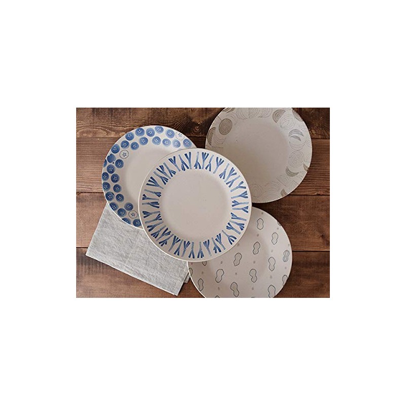 ks-025-02 Tableware East Deep Plate, 9.4 inches (24 cm), Fruit