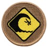 High Surf Patrol Patch - 2" Diameter Round Embroidered Patch