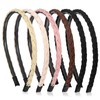 Amabro 6 Pcs Braided Headbands for Women, Non Slip Thin