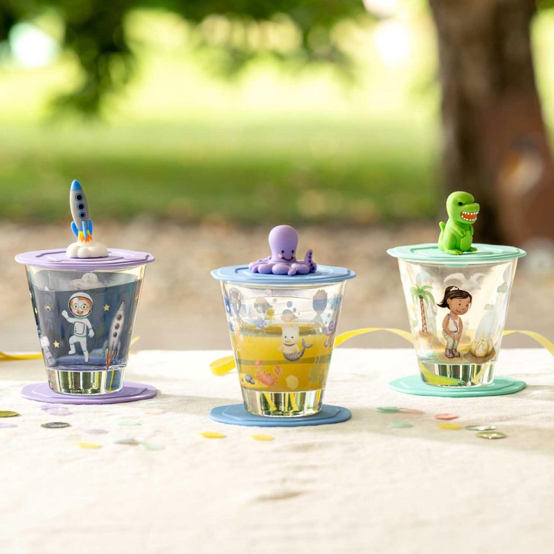 LEONARDO HOME Lid Turquoise Dinosaur