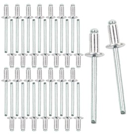 Blind Rivet Mechanical Connection 304 Stainless Steel Rivet Nut Dome Open End Rivet Aluminum Corrosion Resistant Pressure Resistant Fastener Rivet Fastener Kit 4.8mm x 6mm 30pcs