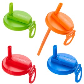 4-pack 4 Color Soda Can Lids,Straws Soda ​Can Covers,Can Covers For Soda,BPA-Free Reusable For Fits Standard For Canned Beverage, Beer,Juice,Seltzer (Single color)