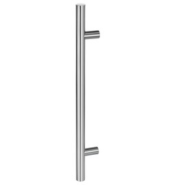 Gedotec® Pull Handle Door Fittings Stainless Steel Door Handle Straight Diameter 30 mm Includes Mounting | 350 – 2000 mm Brand Quality for Your Living Room