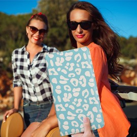 Esseroo Leopard Cover with Magnetic Shut: Car Registration & Insurance Card Holder