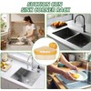 Corner Sink Strainer,2025 New Upgraded Suction Cup Press Sink Drainer