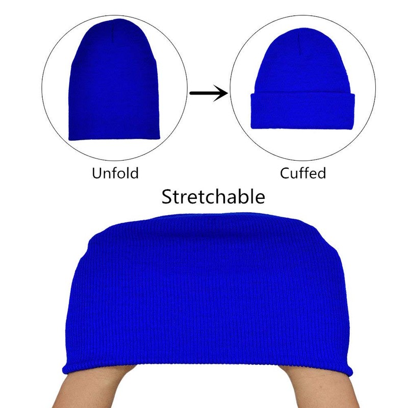 TYONMUJO Unisex Adult Knit Beanie for Men Women Warm Snug