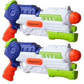 heytech 2 Pack Super Water Gun Water Blaster 1200CC High Capacity Water Soaker Blaster Squirt Toy Swimming Pool Beach Sand Water Fighting Toy (Green)