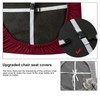 Genina Waterproof Seat Covers for Dining Room Chairs Covers Dining