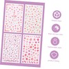 NOLITOY Nail Art Sticker Stickers 8 Sheets Flower Decals Semi