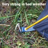RITDVNI 20Pcs 7" Tent Pegs Ground Stakes, Metal Stakes, Camping