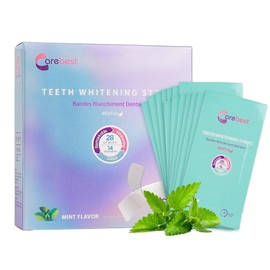 Professional Teeth Whitening Strips with Hydrogen Peroxide, Mint Flavor Whitening Strips, Residue-Free Gel Technology,28 Strips 14 Treatment for Sensitive Teeth