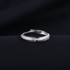 MICGIGI Women's Adjustable Ring 925 Sterling Silver Open Ring Spring