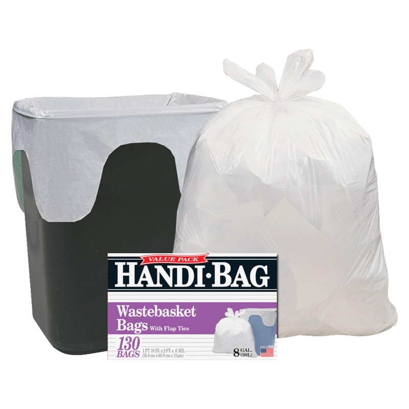 Webster HAB6FW130 Handi Bag 8 Gallon Super Value Pack Waste