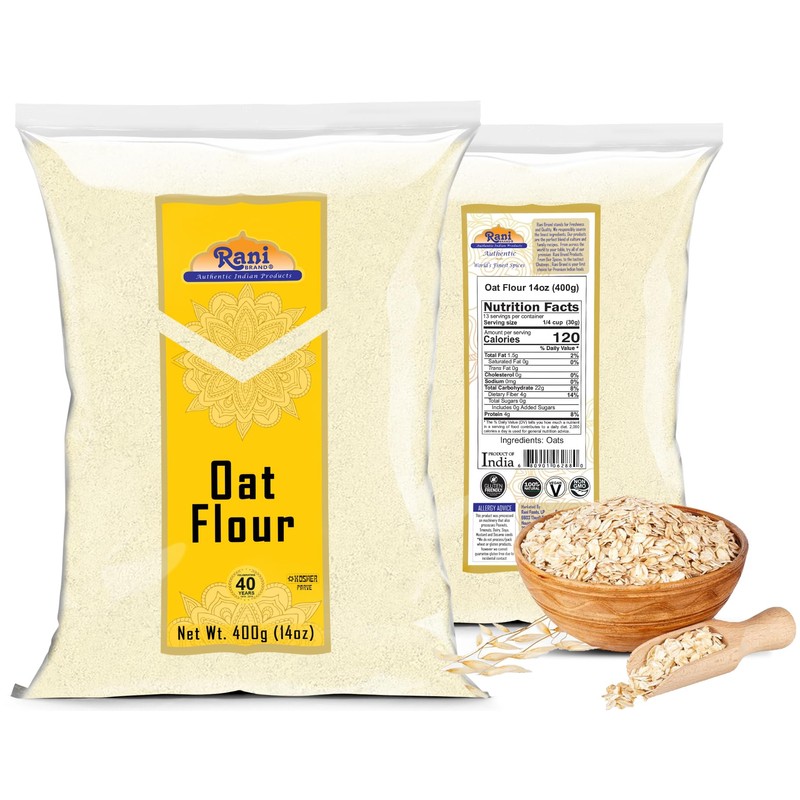 Rani Oat Flour 14oz (400g) ~ All Natural | Gluten