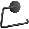 Emco Round Toilet Roll Holder without Flap Black