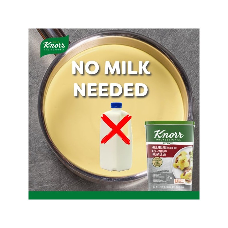 Knorr Professional Ultimate Hollandaise Sauce Mix Vegetarian, Gluten Free, No