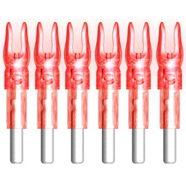 XHYCKJ 6PCS GT Led Lighted Nocks for Arrows with .246" Inside Diameter,Screwdriver Included