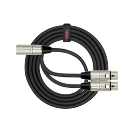 Kirlin Cable Y-301-06 - 6 pies - XLR macho a doble XLR hembra