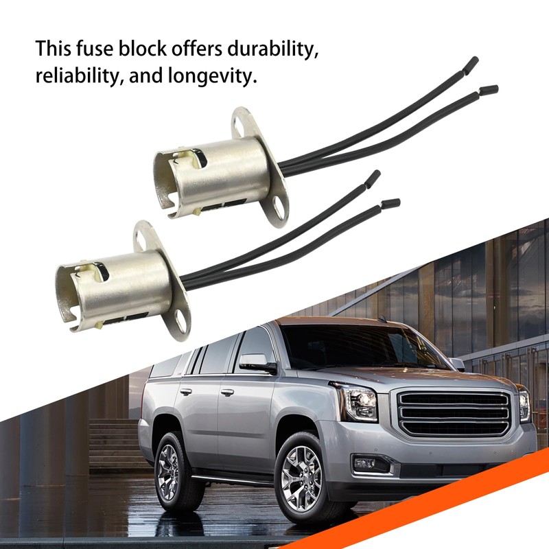 Zreneyfex 2PCS BAY15D 1157 Bulb Socket Holder with Wire Connector