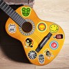 200 Piece Rock & Roll Sticker Set, Waterproof Lock, Suitable