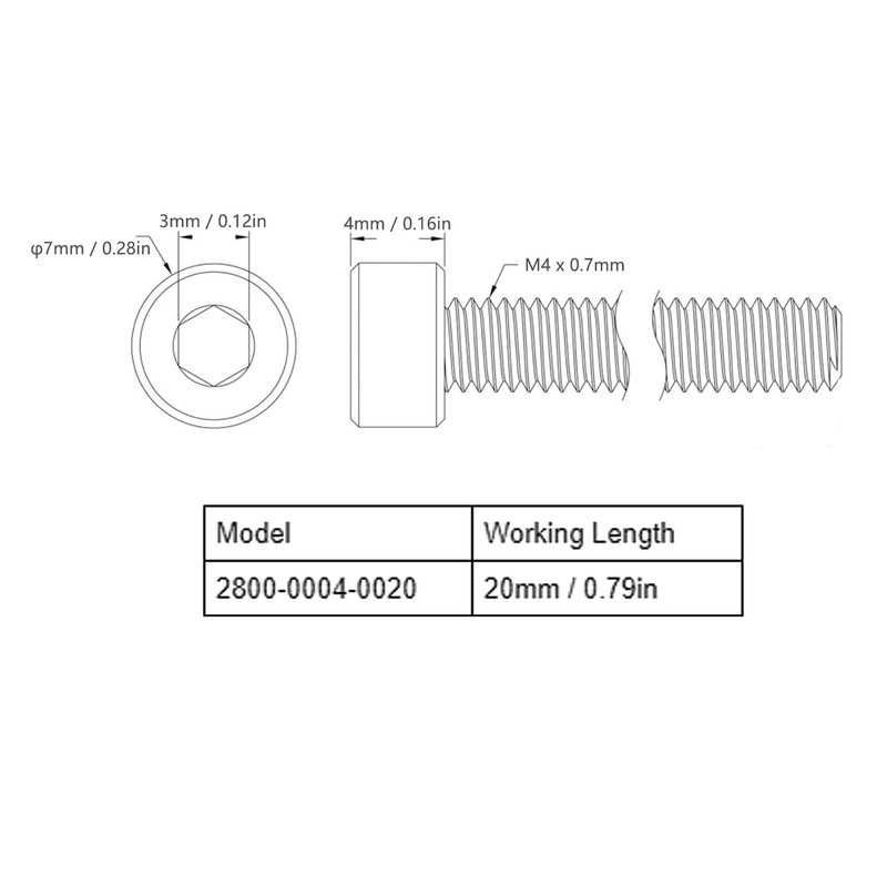 100Pcs Hex Socket Head Cap Screws Galvanized Steel Screw Kit