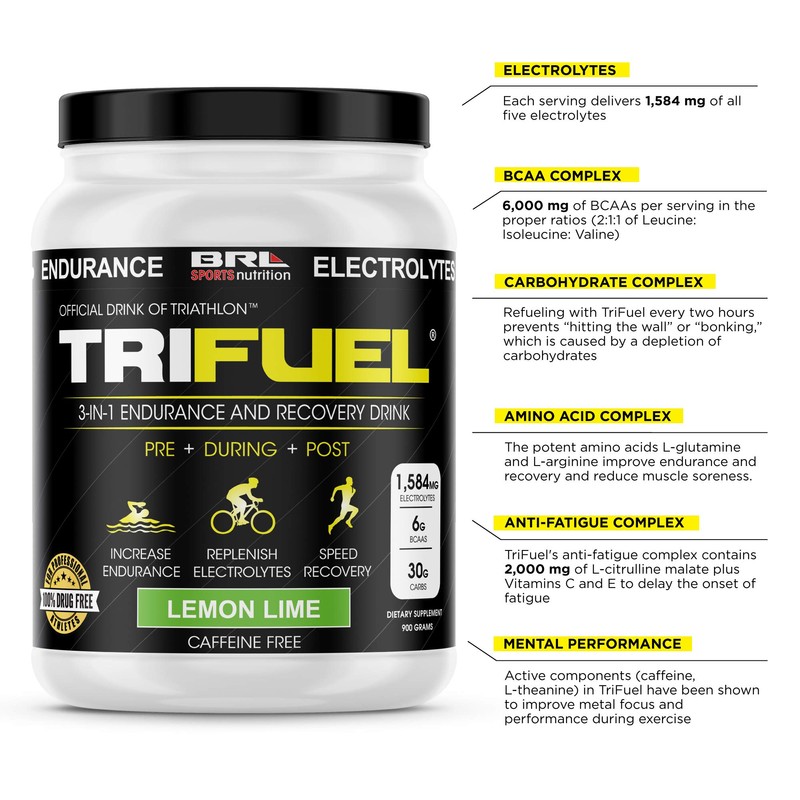 TriFuel TriFuel - 3-in-1 Endurance and Recovery, Hydration, BCAA, Electrolyte