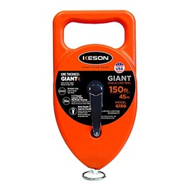Keson G150 Giant Chalk Line Reel, 24-Ounce Chalk Capacity, 150-Foot, Pack of four