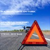 WORKKOOL Safety Triangles for Emergency Use, Road Side Triangle Reflectors,