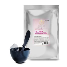 Pure's Collagen Modeling Pack 1kg + 3 Pack Tools / Seasonal Skin Elasticity, Soothing, and Moisturizing / 퓨어스 콜라겐 모델링팩 1kg + 팩도구3종  환절기 피부 탄력 진정 보습