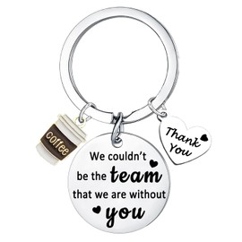 BESPMOSP Boss Lady Gifts for Women Thank You Gifts for Coworker Leader Boss Team Keyring Appreciation Gift for Employees Work Team from Boss in Bulk