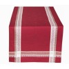 Mierco European Linens, "Holiday Red" Jacquard Kitchen / Tea Towel,