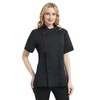 TopTie Chef's Jacket Women's Short Sleeve Chef Jacket Bakers Jacket
