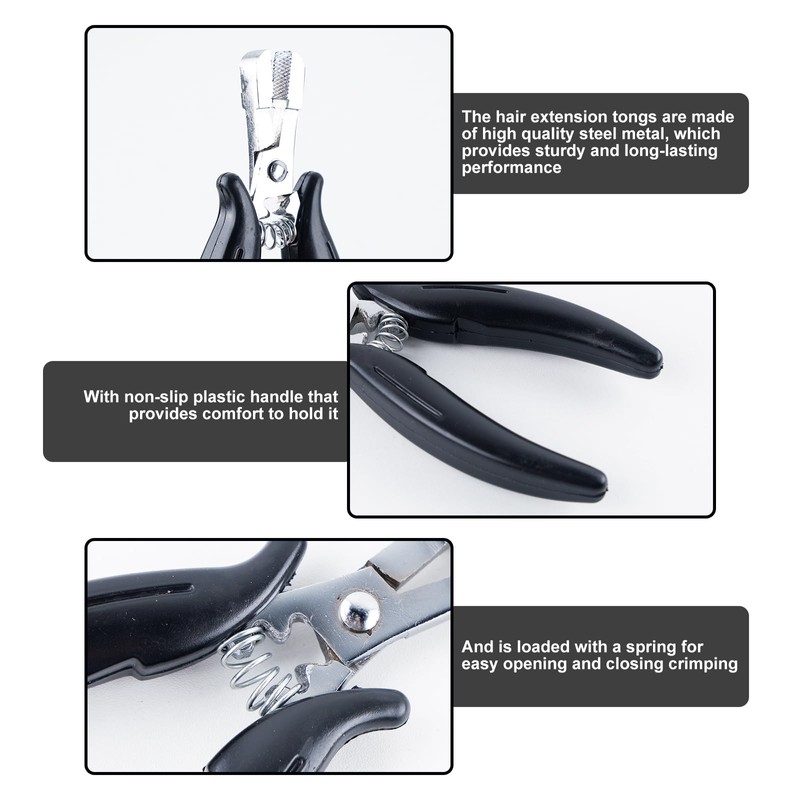 Hair Extension Pliers, Bonding Pliers for Removal, Extensions Pliers for