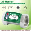 2" Digital Turbine Fuel Flow Meter, 15.8–132 GPM Inline NPT