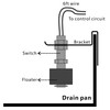 WESUA SS3 Float Switch for HVAC System Drain Pan Condensate