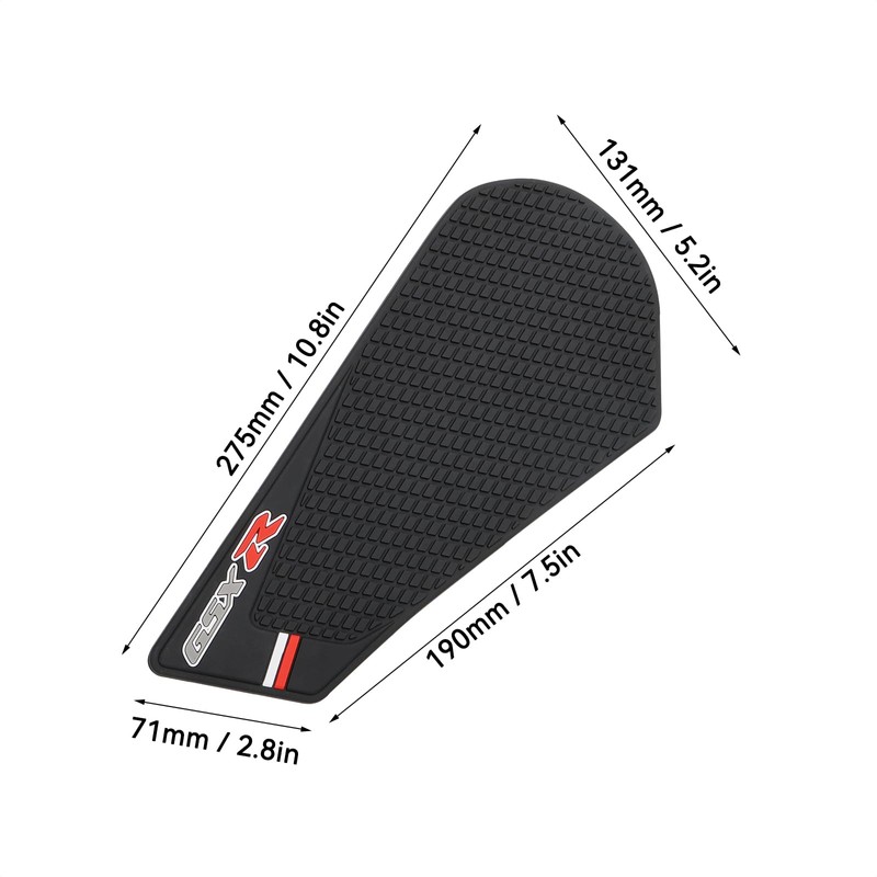 GSXR600 Tank Pad, Motorcycle Fuel Tank Pads Protector for Suzuki