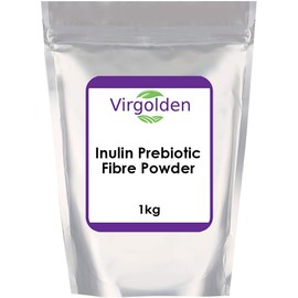 Inulin Prebiotic Fibre Powder 1kg by Virgolden - Plant-Based Prebiotic Fibre with a Naturally Gentle Profile